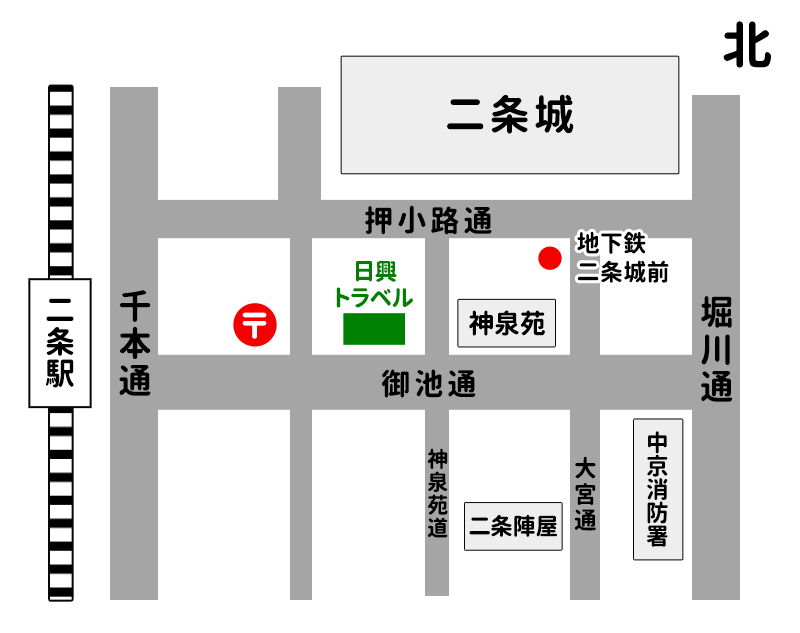 日興トラベル MAPイラスト